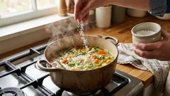 Ako zachrániť presolenú polievku? Pridajte plátok tohto ovocia a varte 10 minút.